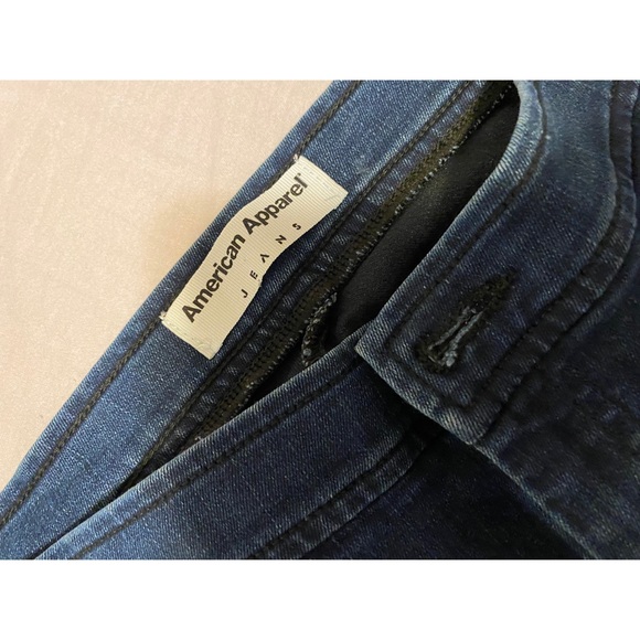 American Apparel, high wasted cropped jeans. - Picture 2 of 3